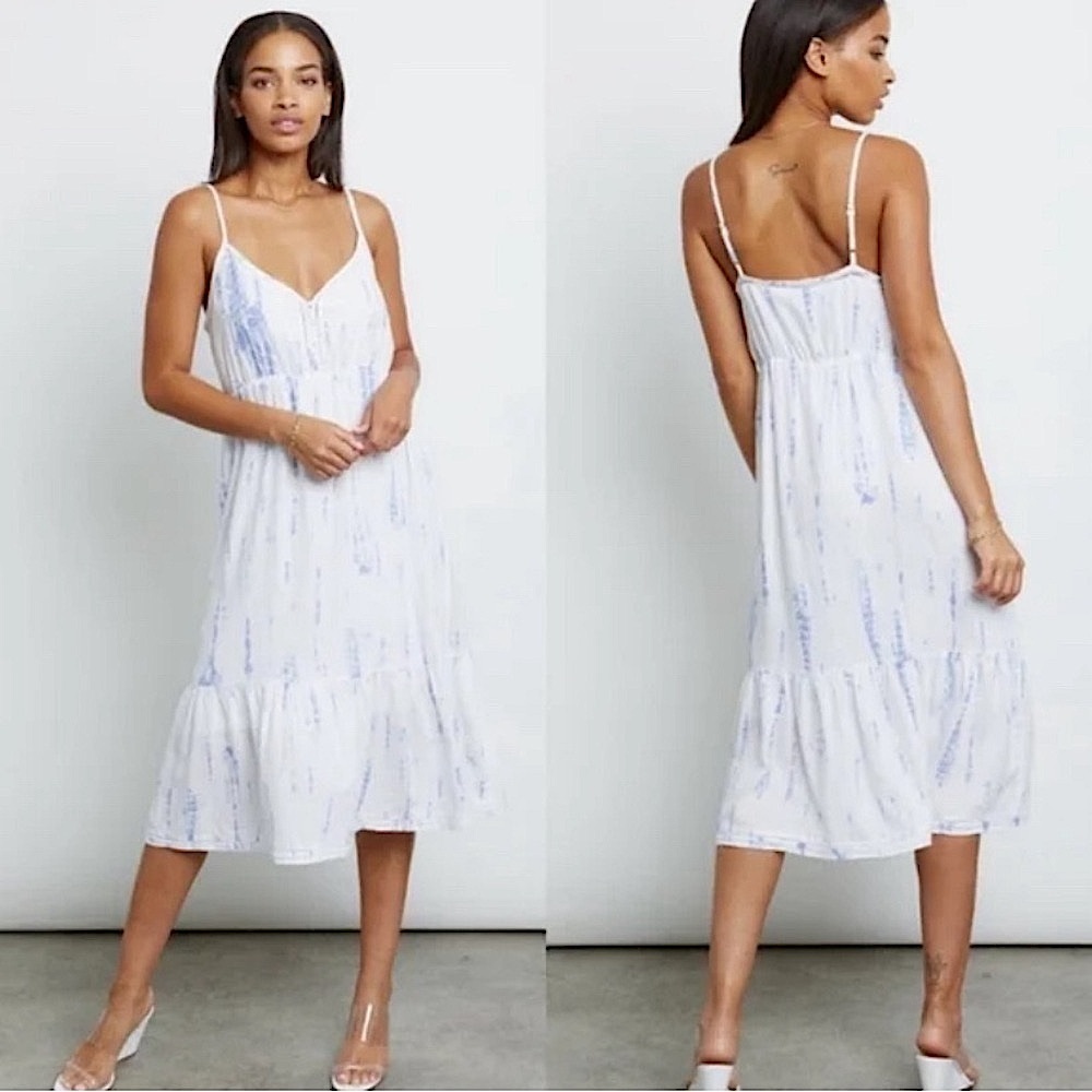 Rails Delilah Midi Dress in Cloud Tie Dye size medium